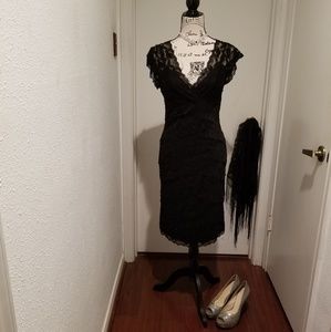 Nice Lacey Black Dress